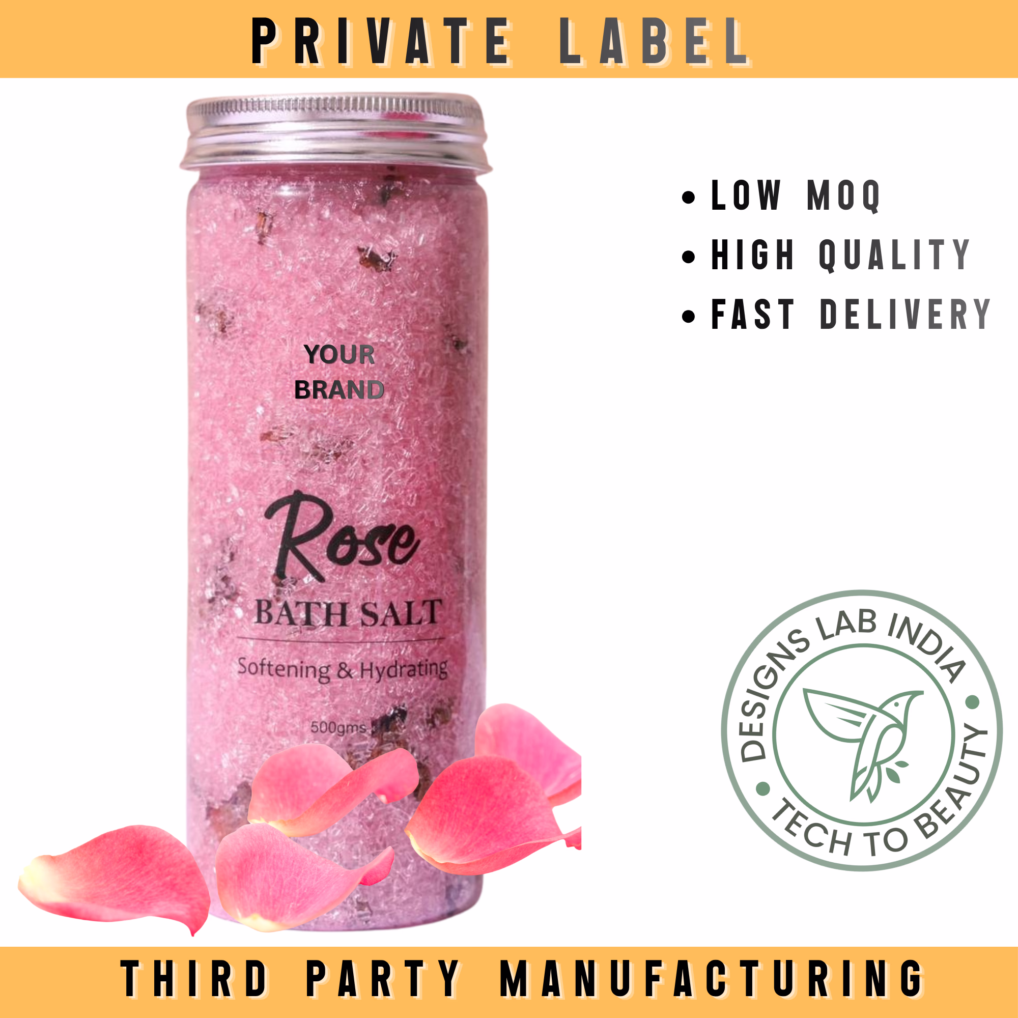 Rose Petal Bath Salt